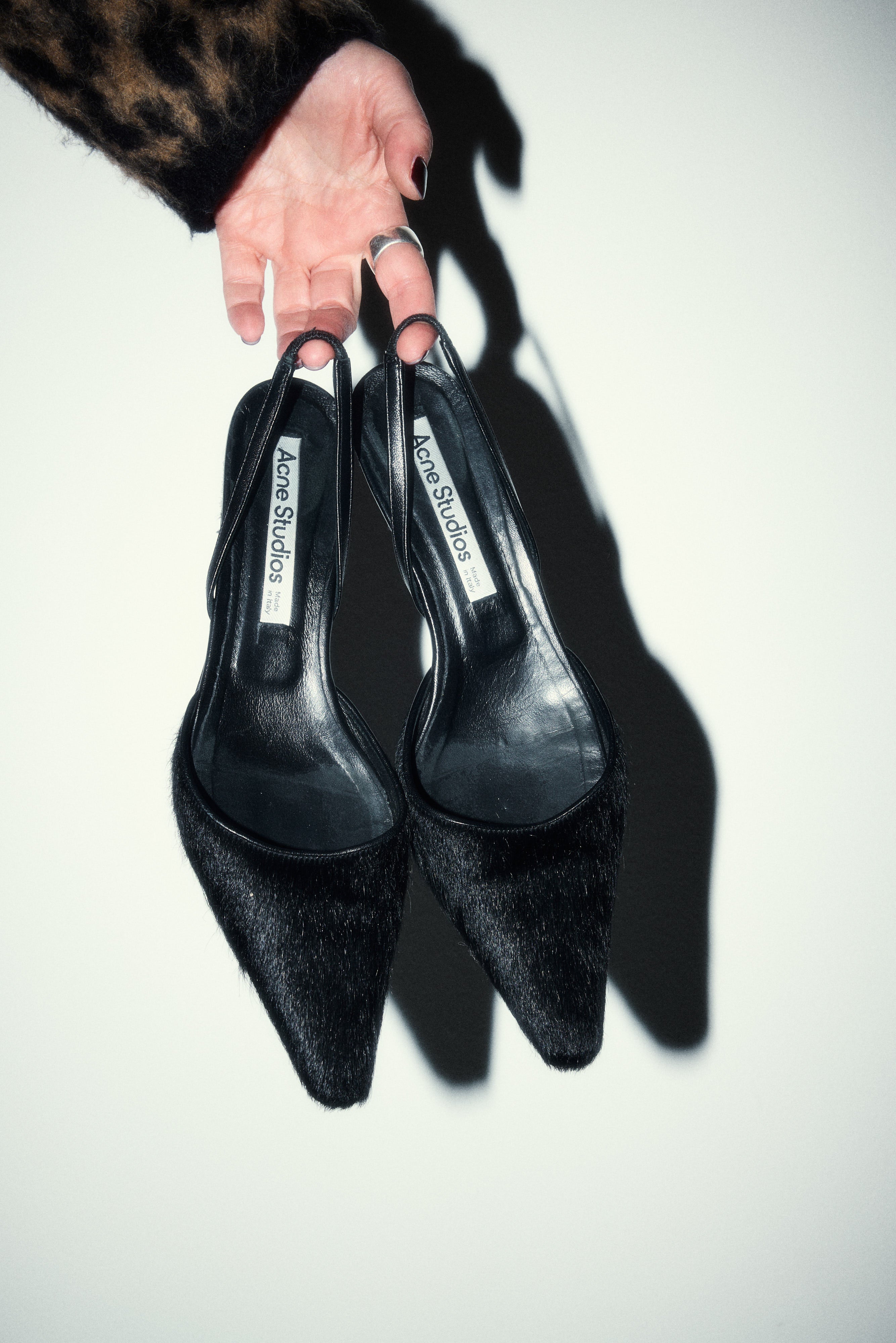 Acne Studios Slingback Pumps Pony 40 – Before Me Was You